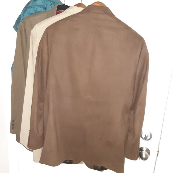 3-Button Blazer * 40R * Andrew Fezza * Fully Lined * Soft, Suede- like, Moleskin - Picture 12 of 13